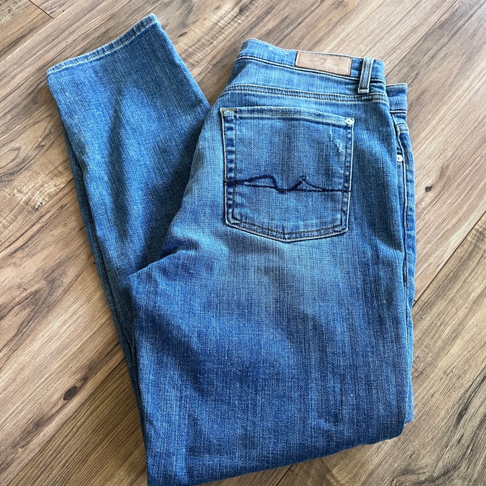 7 For All Mankind Women's Josefina Straight Jeans 29